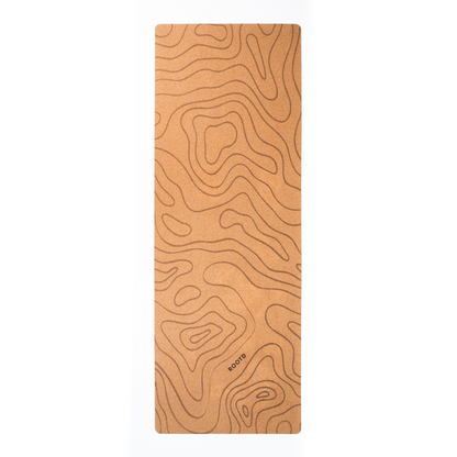 ROOTD Elite Mat 4mm thick Terra design eco non-toxic cork exercise mat